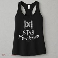 Funny Math Stay Positive Absolute Value Mathematics Algebra Women's Tank Top thumb 3