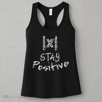 Funny Math Stay Positive Absolute Value Mathematics Algebra Women's Tank Top thumb 3