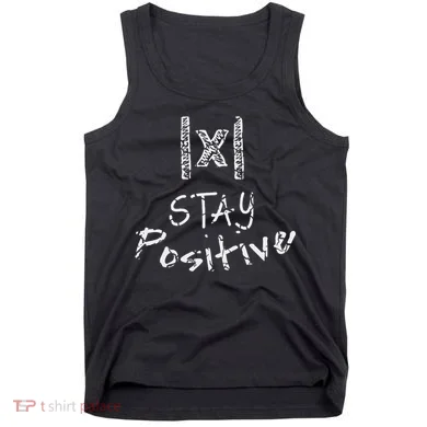 Funny Math Stay Positive Absolute Value Mathematics Algebra Tank Top