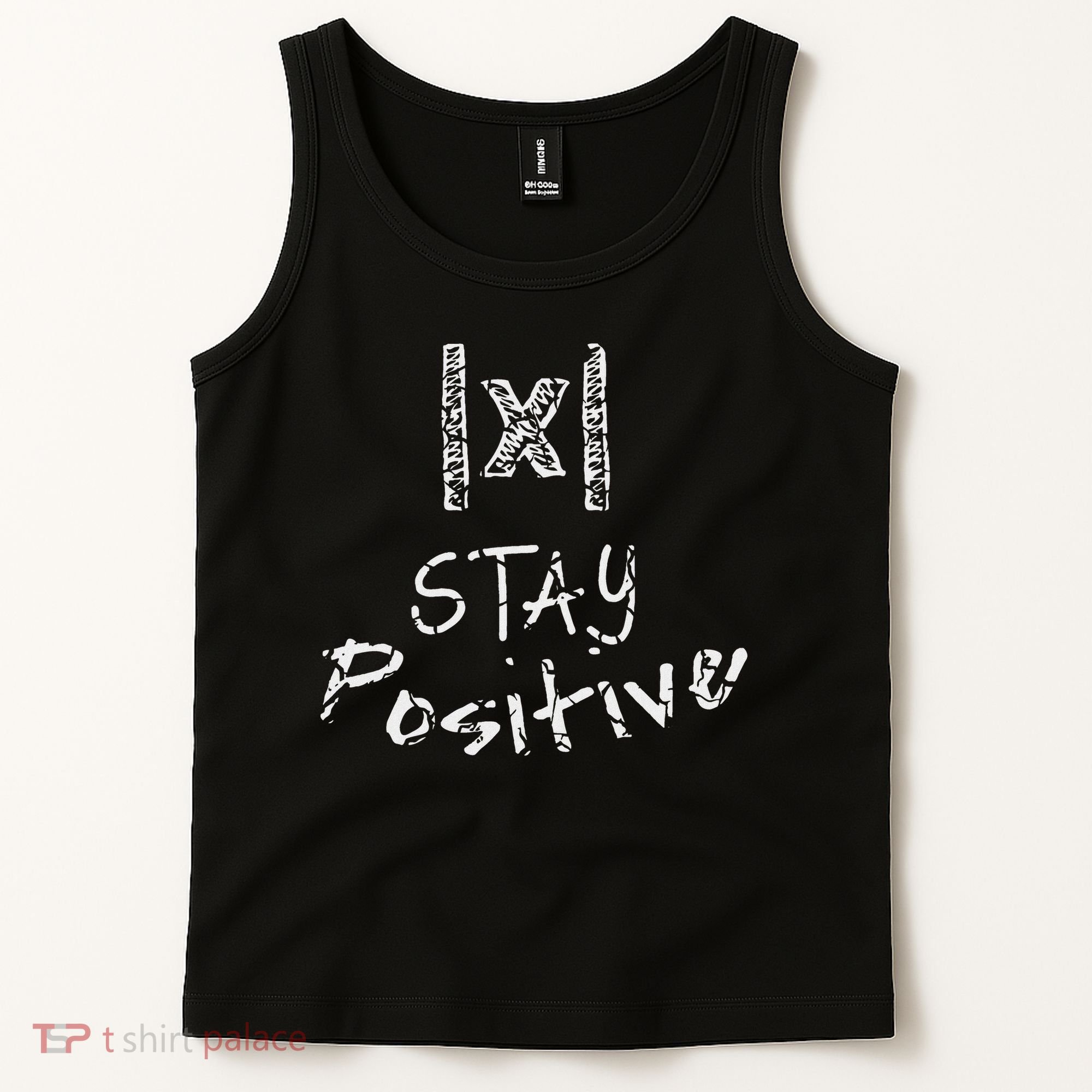 Funny Math Stay Positive Absolute Value Mathematics Algebra Tank Top