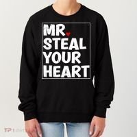 Funny Mr Steal Your Heart Valentines Day Women's Sweatshirt thumb 0