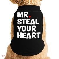 Funny Mr Steal Your Heart Valentines Day Doggie Tank thumb 0