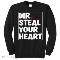 Funny Mr Steal Your Heart Valentines Day Sweatshirt thumb 0