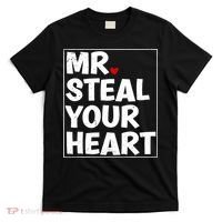 Funny Mr Steal Your Heart Valentines Day T-Shirt thumb 0