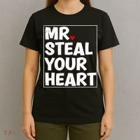 Funny Mr Steal Your Heart Valentines Day T-Shirt thumb 4