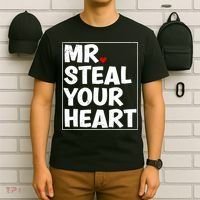 Funny Mr Steal Your Heart Valentines Day T-Shirt thumb 6