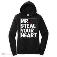 Funny Mr Steal Your Heart Valentines Day Women's Hoodie thumb 0
