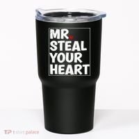 Funny Mr Steal Your Heart Valentines Day Tumbler thumb 0