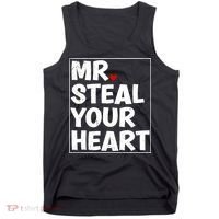 Funny Mr Steal Your Heart Valentines Day Tank Top thumb 0