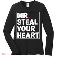 Funny Mr Steal Your Heart Valentines Day Women's Long Sleeve Shirt thumb 0