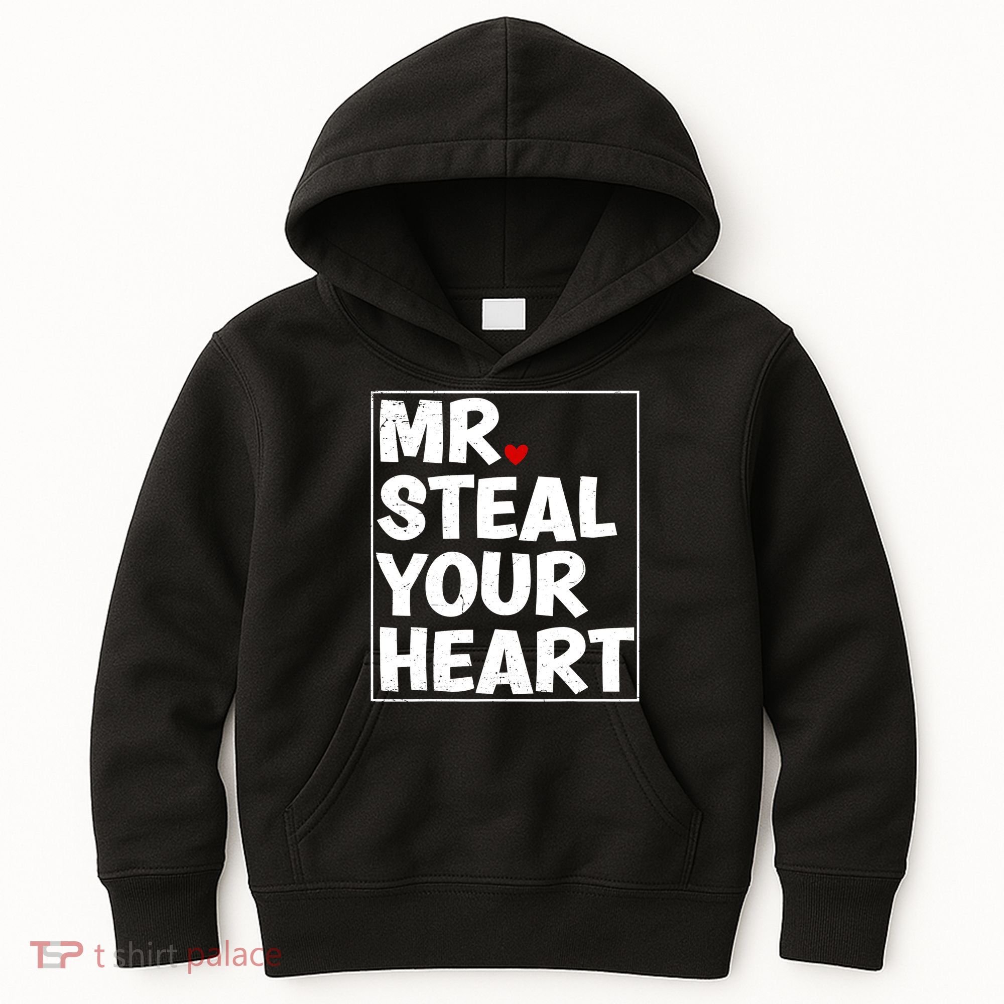 Funny Mr Steal Your Heart Valentines Day Kids Hoodie
