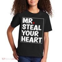 Funny Mr Steal Your Heart Valentines Day Kids T-Shirt thumb 2