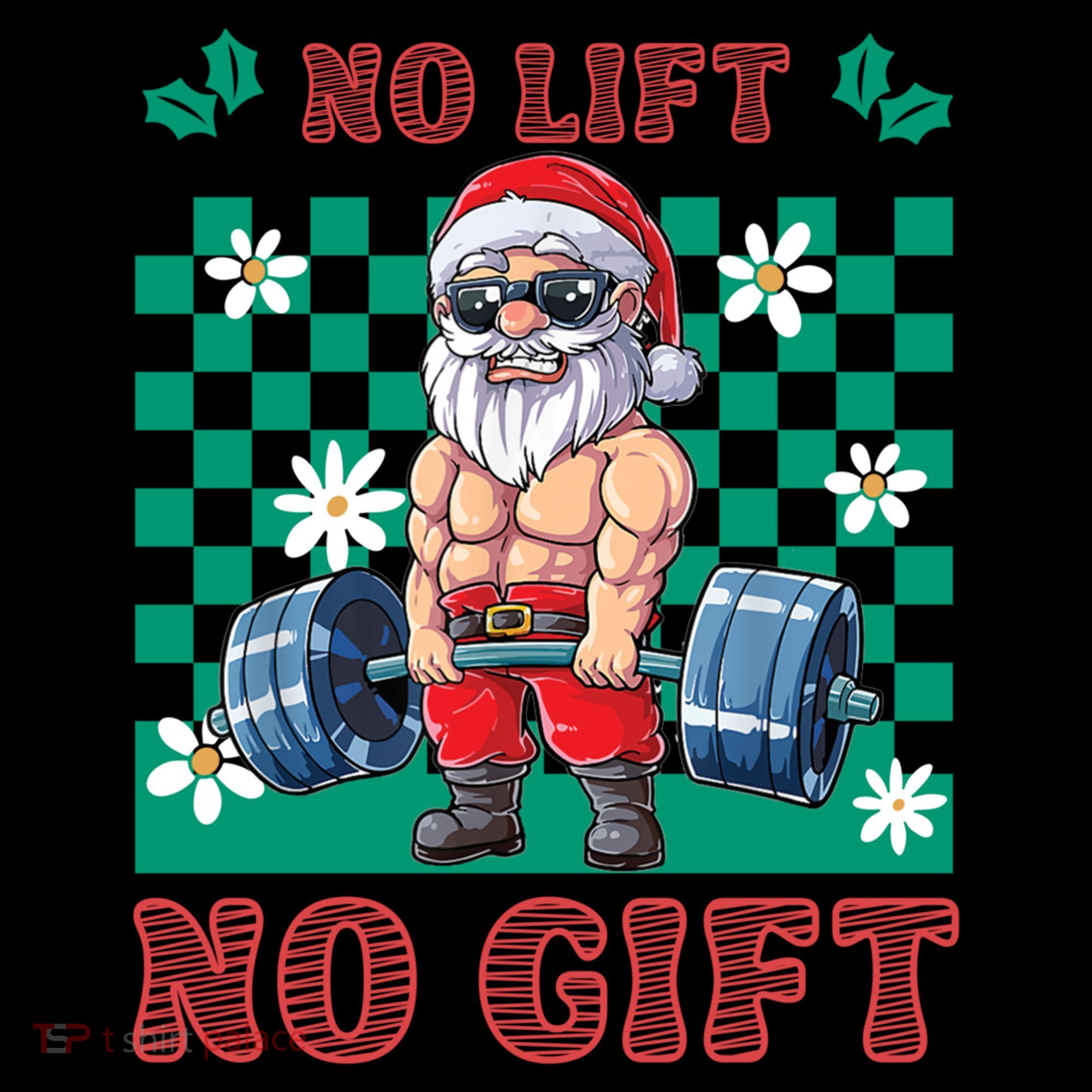 Funny Muscle Santa Lifting Christmas Ugly Christmas Gift Coffee Mug