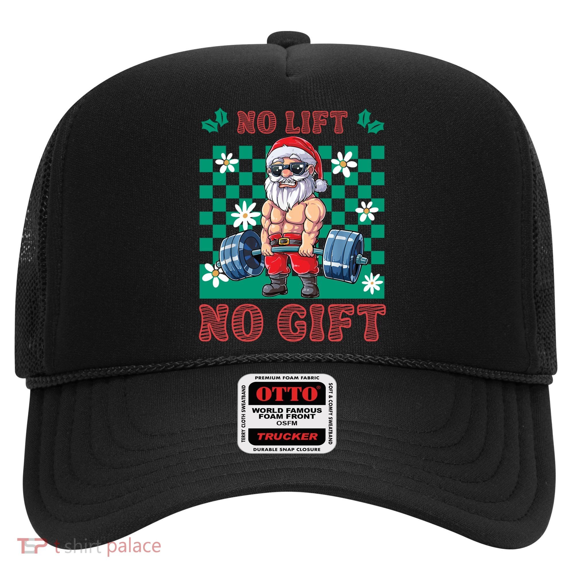 Funny Muscle Santa Lifting Christmas Ugly Christmas Gift Hat