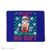 Funny Muscle Santa Lifting Christmas Ugly Christmas Gift Mousepad thumb 0