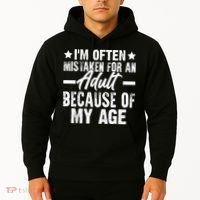 Funny Mistaken Sarcastic Saying Hoodie thumb 2