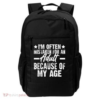 Funny Mistaken Sarcastic Saying Backpack