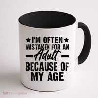 Funny Mistaken Sarcastic Saying Coffee Mug thumb 1