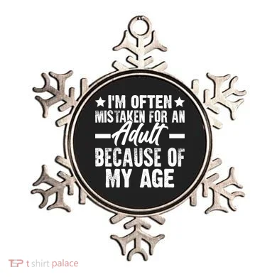 Funny Mistaken Sarcastic Saying Ornament