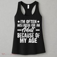 Funny Mistaken Sarcastic Saying Women's Tank Top thumb 3