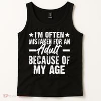 Funny Mistaken Sarcastic Saying Tank Top thumb 2