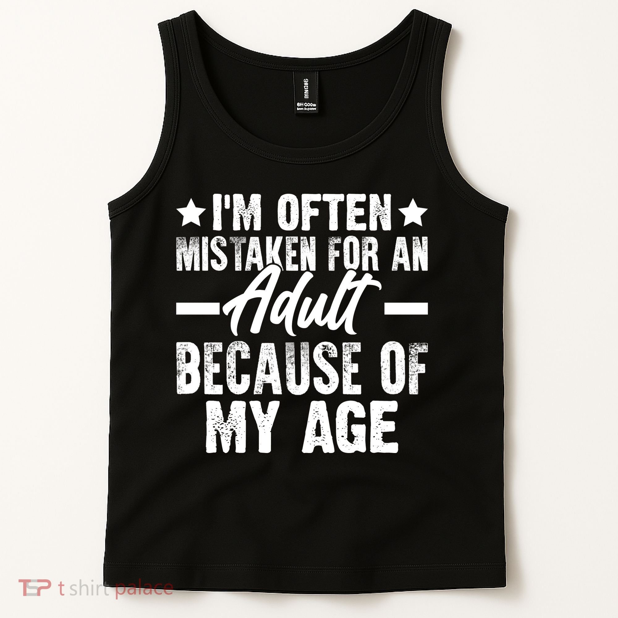 Funny Mistaken Sarcastic Saying Tank Top