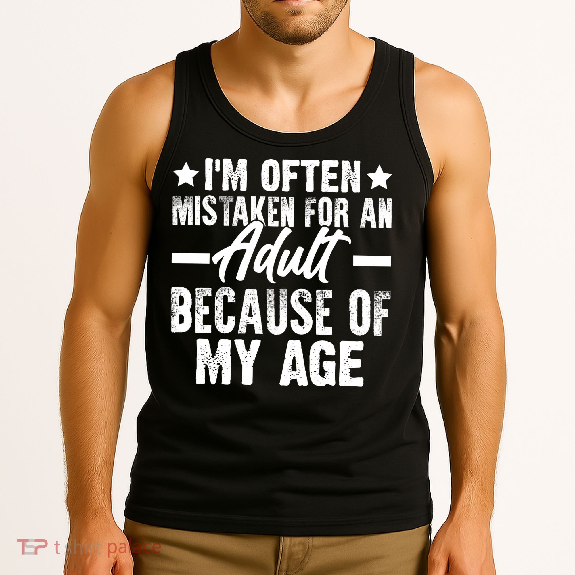 Funny Mistaken Sarcastic Saying Tank Top