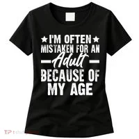 Funny Mistaken Sarcastic Saying Women's T-Shirt thumb 0