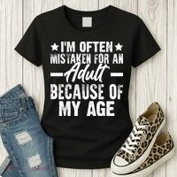 Funny Mistaken Sarcastic Saying Women's T-Shirt thumb 3