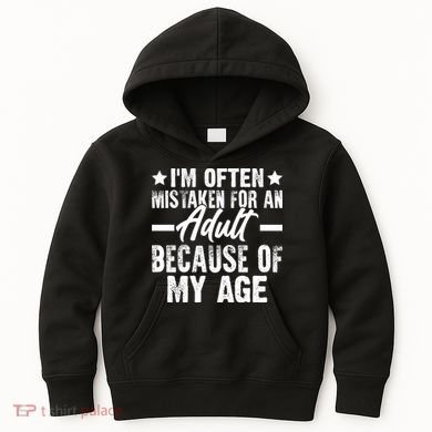 Funny Mistaken Sarcastic Saying Kids Hoodie