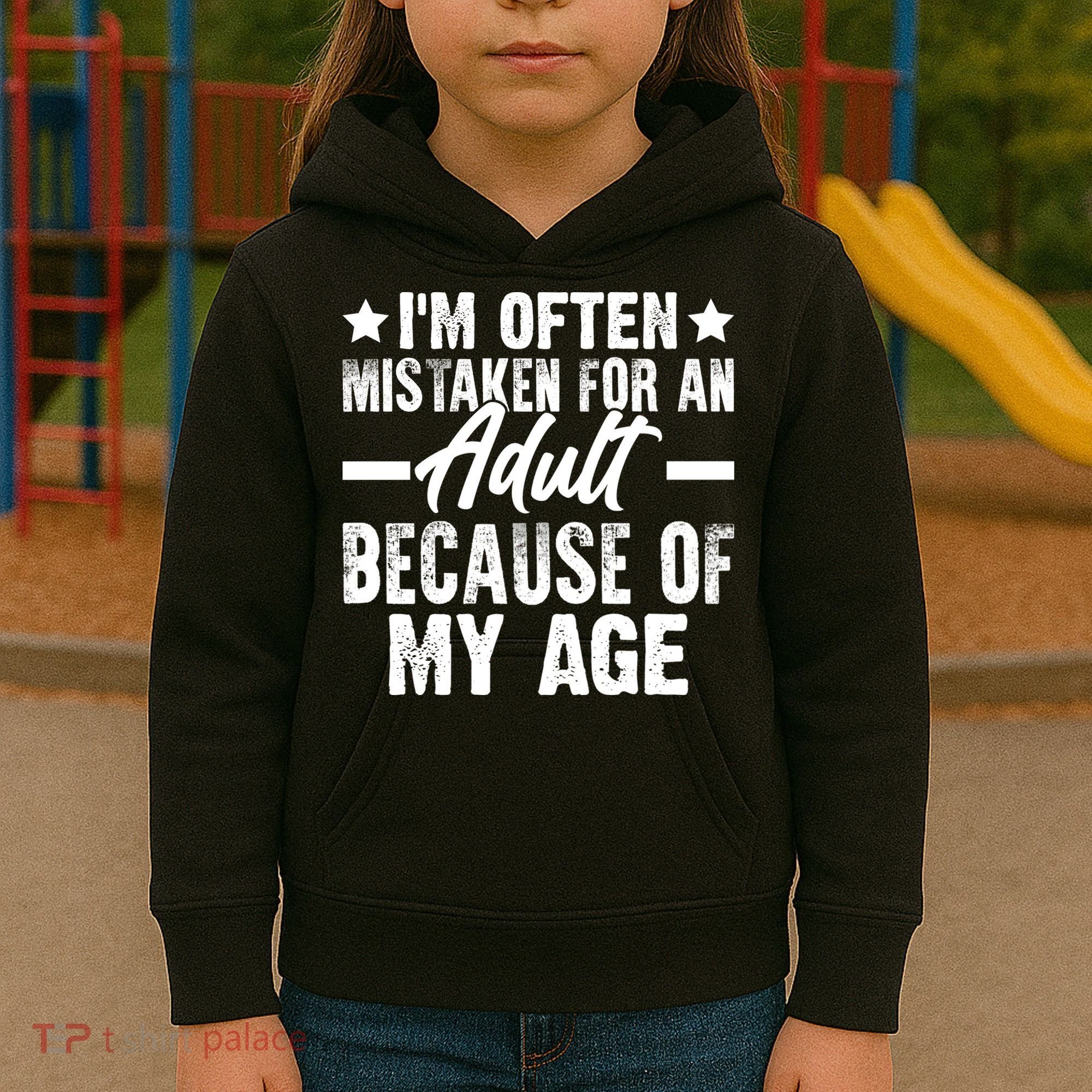Funny Mistaken Sarcastic Saying Kids Hoodie