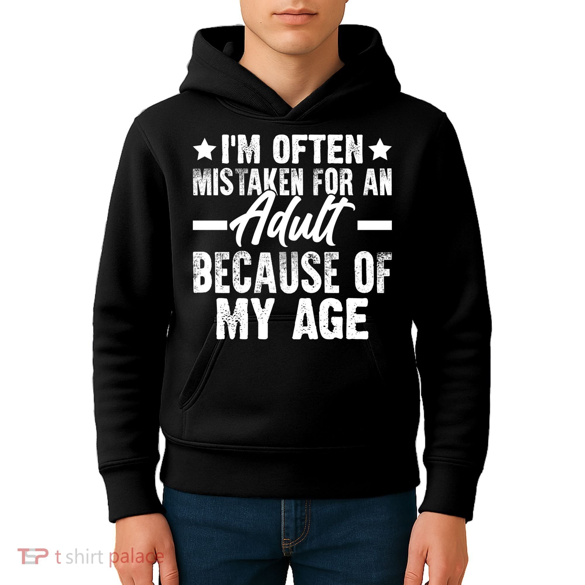 Funny Mistaken Sarcastic Saying Kids Hoodie