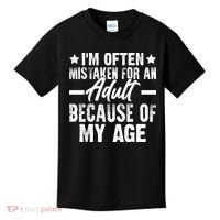 Funny Mistaken Sarcastic Saying Kids T-Shirt thumb 0