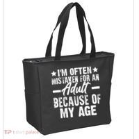 Funny Mistaken Sarcastic Saying Tote Bag thumb 2