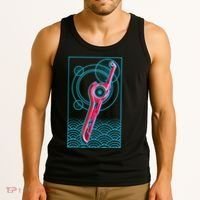 Futuristic Monado Sword Tank Top thumb 3