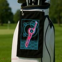 Futuristic Monado Sword Golf Towel thumb 2