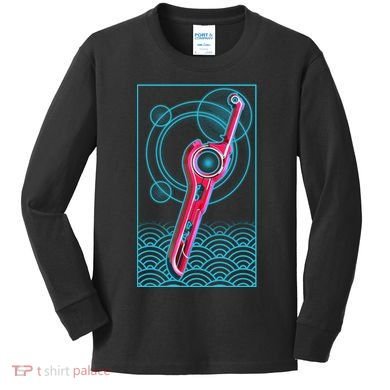 Futuristic Monado Sword Kids Long Sleeve Shirt