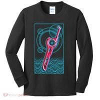 Futuristic Monado Sword Kids Long Sleeve Shirt thumb 0