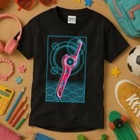 Futuristic Monado Sword Kids T-Shirt thumb 3