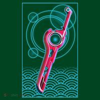 Futuristic Monado Sword Kids Sweatshirt thumb 2