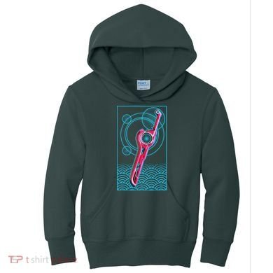 Futuristic Monado Sword Kids Hoodie