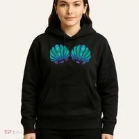 funny Mermaid Sea Shell Bra Costume Hoodie thumb 5