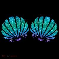 funny Mermaid Sea Shell Bra Costume Sweatshirt thumb 3