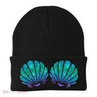 funny Mermaid Sea Shell Bra Costume Beanie thumb 0