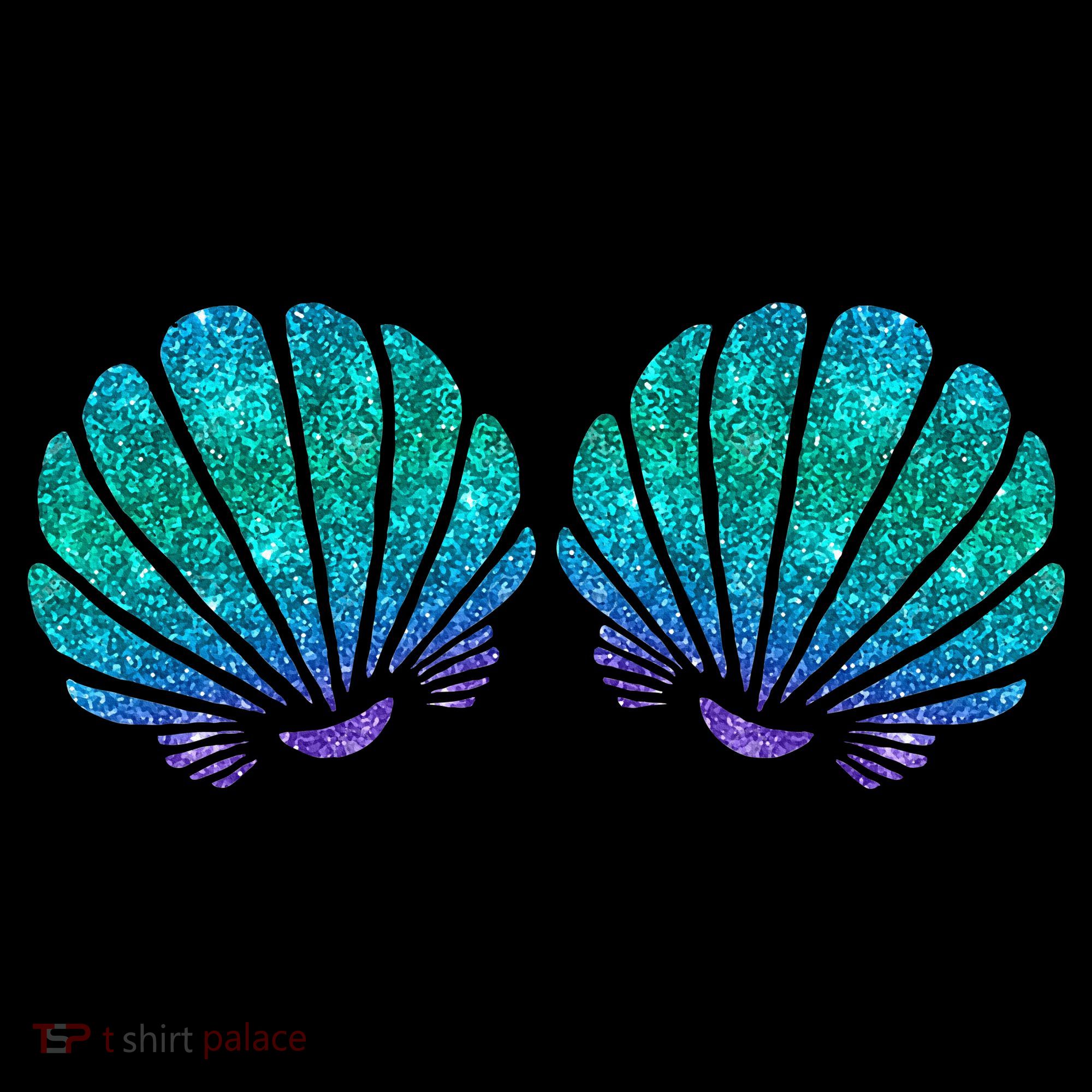 funny Mermaid Sea Shell Bra Costume Coaster