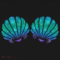 funny Mermaid Sea Shell Bra Costume Polo thumb 3