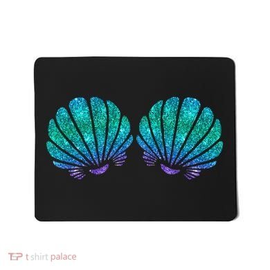 funny Mermaid Sea Shell Bra Costume Mousepad