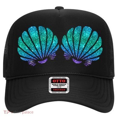 funny Mermaid Sea Shell Bra Costume Hat