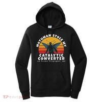 Funny Mothman Stole My Catalytic Converter Mothman Cryptid Women's Hoodie thumb 0
