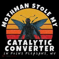 Funny Mothman Stole My Catalytic Converter Mothman Cryptid Women's Hoodie thumb 2